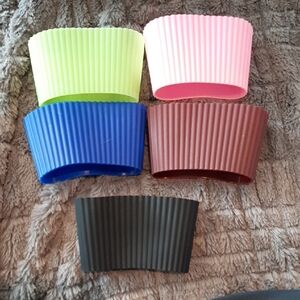Colorful Silicone Cup Sleeves